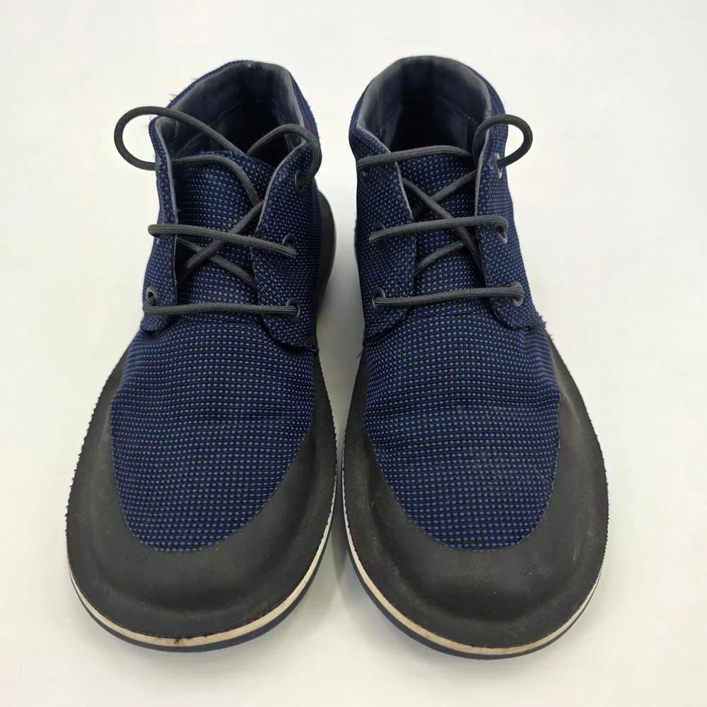 CAMPER BEETLE SNEAKERS WOMENS SIZE 5 / 35 BLUE LIGHTWEIGHT LACE UP FLEXIBLE KNIT